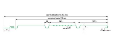 Listwa J Podbitka Dachowa Podsufitka Stalowa Aluminiowa Steelprofil