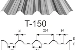 Structural-Trapezoidal-Decking-Construction-T-150-Schema