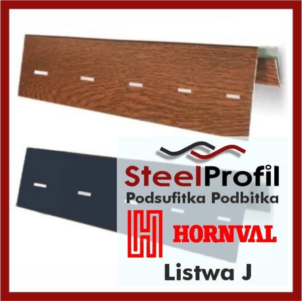 Listwa J Podbitka Dachowa Podsufitka Stalowa Aluminiowa Steelprofil